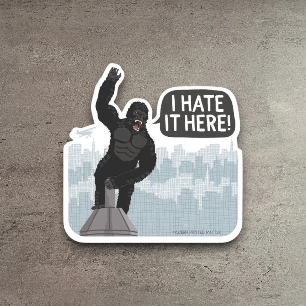 Healthy I Hate It Here Sticker Carefully Designed