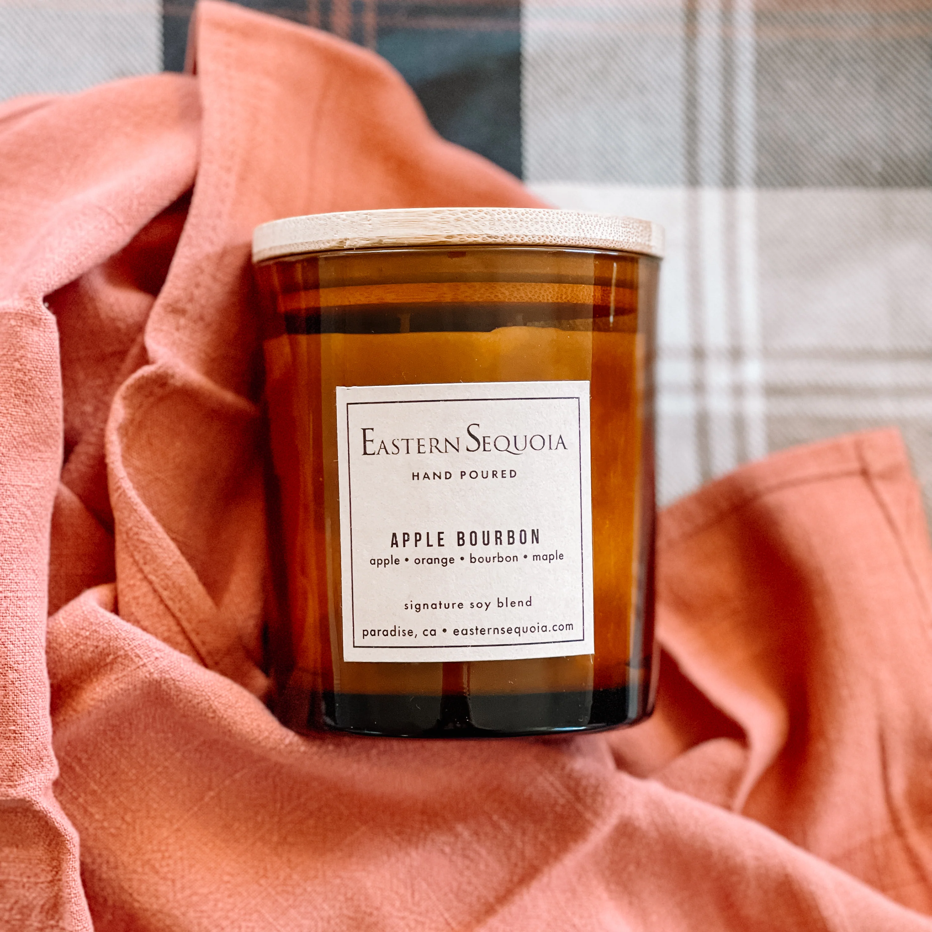 Stylish Apple Bourbon Candle 11 oz Recyclable