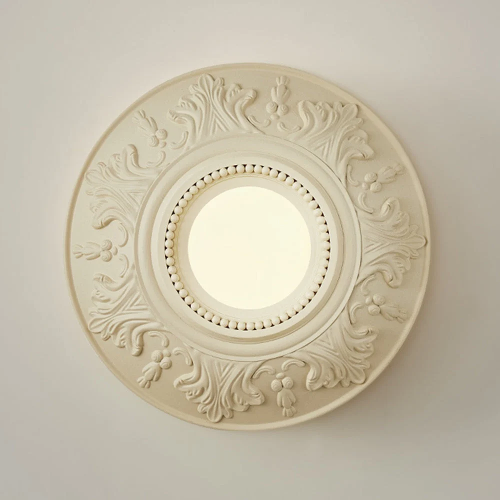 Organic Cream Style Glass Milky Coffee Wall Light Fixtures Premium Material