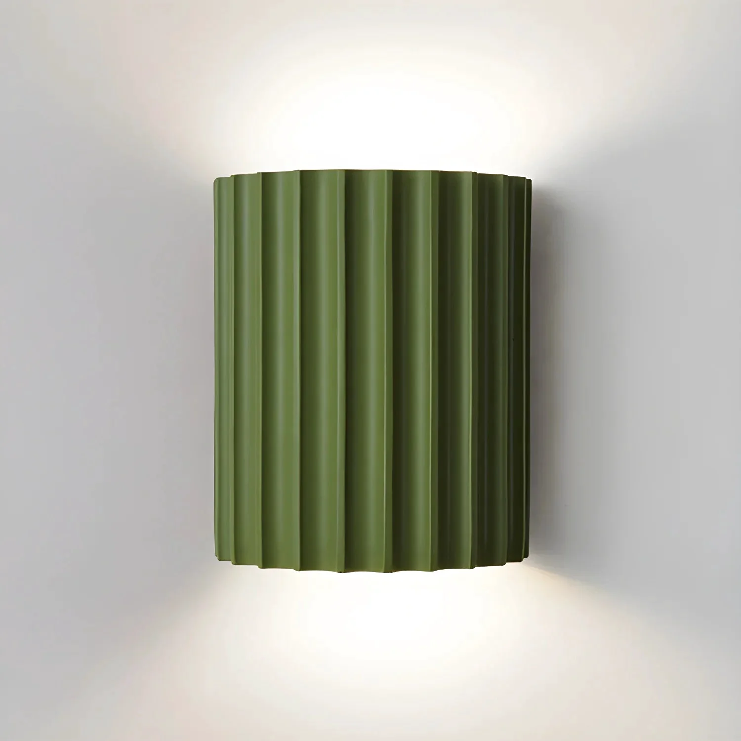 Luxury Modern Half-Circle Resin Wall Sconce For Living Room Casual