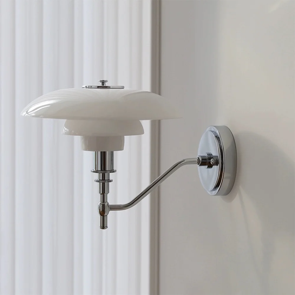 Long-Lasting Nordic Modern Simple Wall Light White Wall Lamp Breathable