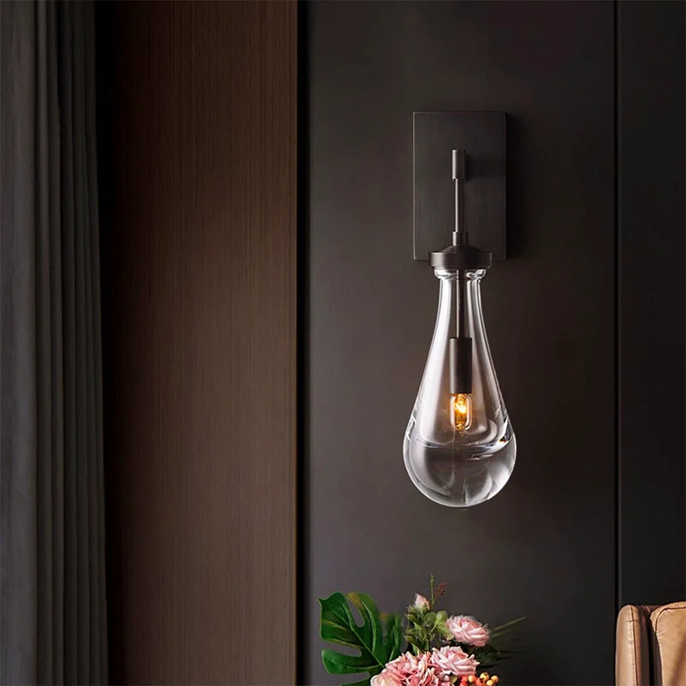 Versatile Art Creative Short Raindrop Wall Light For Dining Room Convenient
