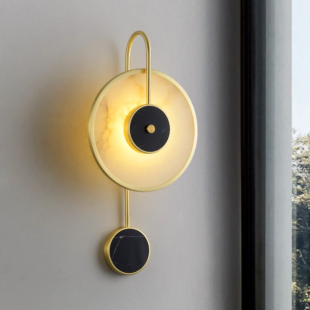Outstanding Retro Creative Indoor Round Wall Light Classic