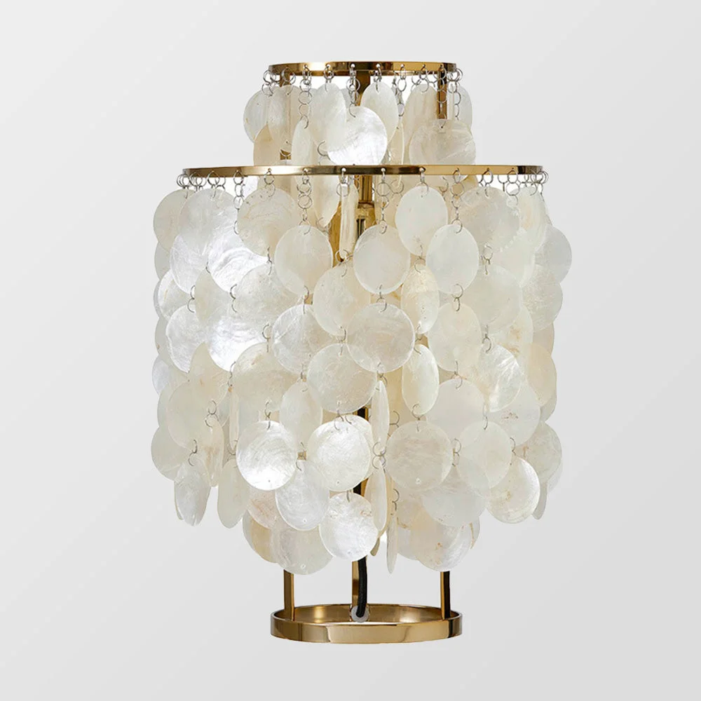 Long-Lasting Danish Seashell Pearl Wind Chimes Decorative Table Lamp Innovative