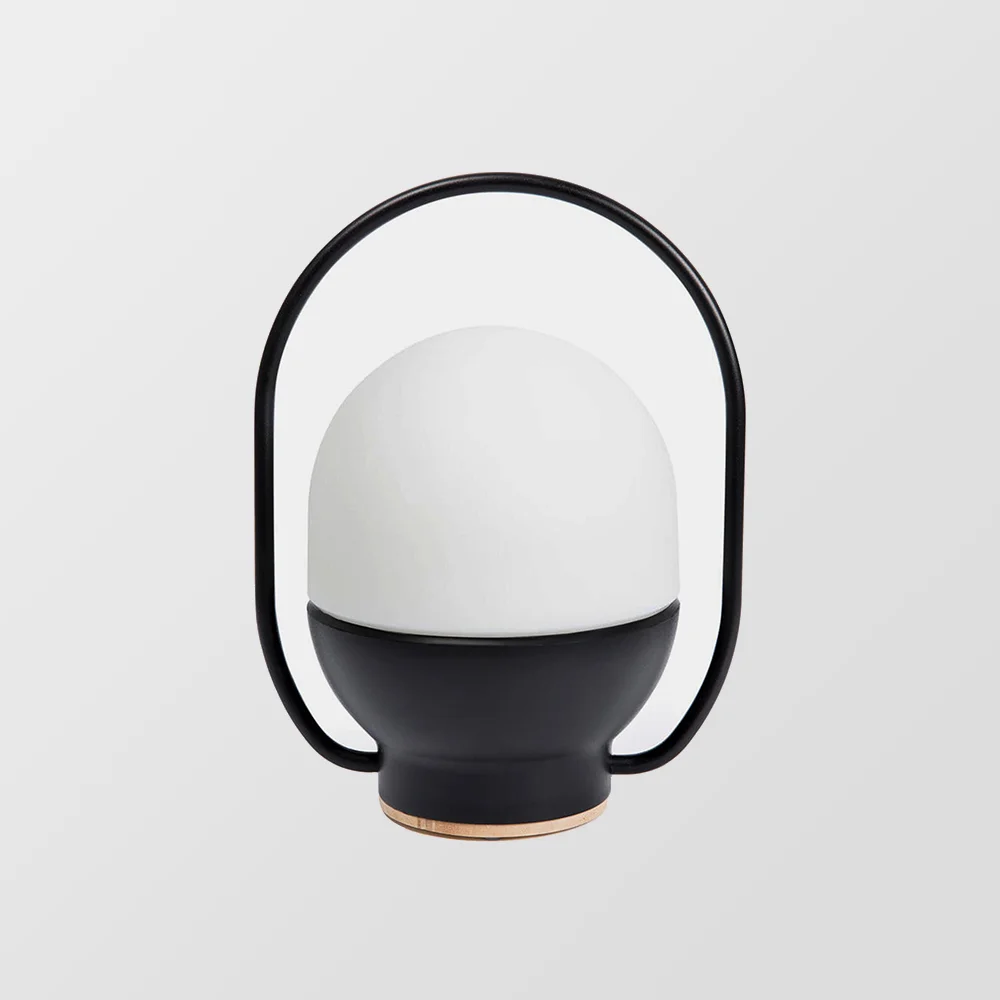 Top-Quality Portable White and Black Indoor Outdoor Table Lamp Stylish