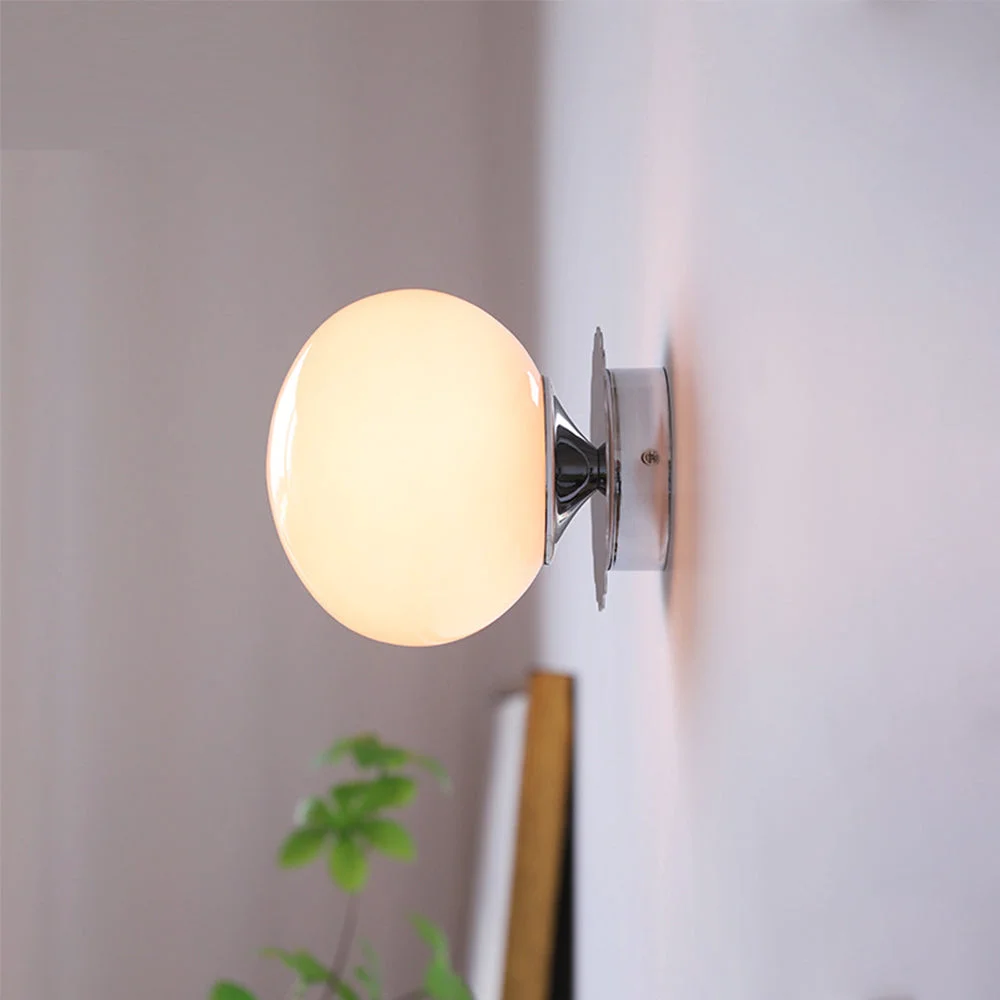 Stylish Vintage Glass Round Head Wall Sconce Elite