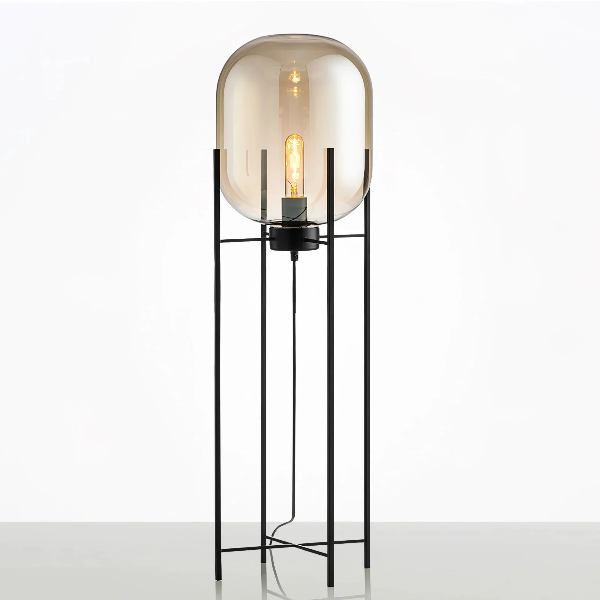 Secure Postmodern Designer Glass Floor Lamp Comfortable