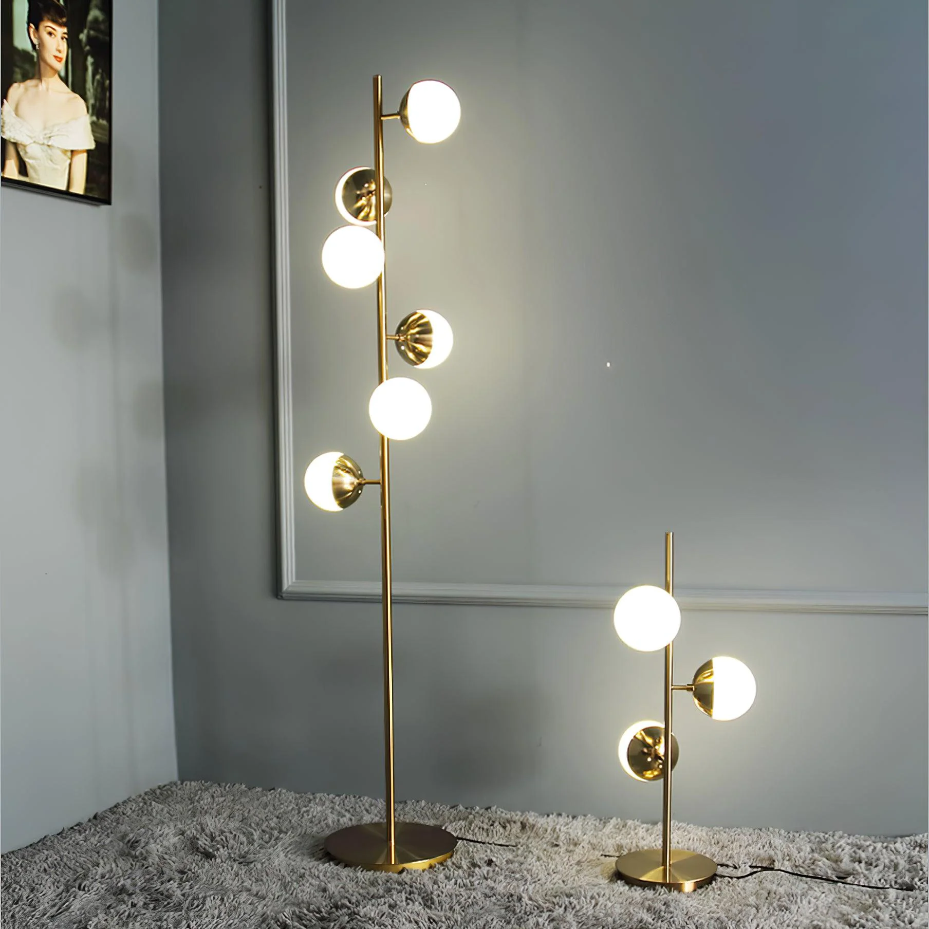 Eco-Friendly Creative Tree Glass Floor Lamp Verified