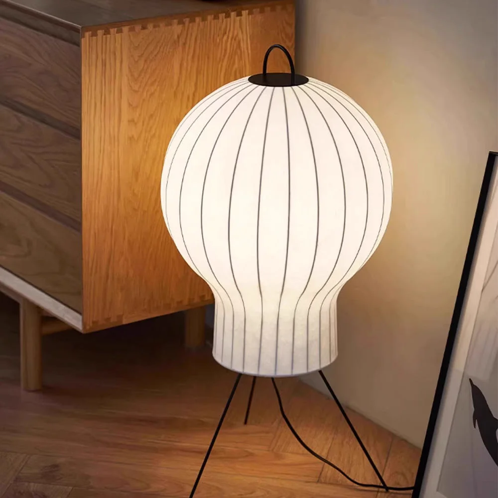 High-Grade Wabi-sabi Silk Hot Air Balloon Floor Lamp Certified