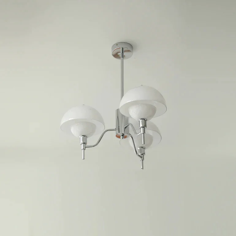 Proven French White Cream Mushroom Chandelier Relaxed