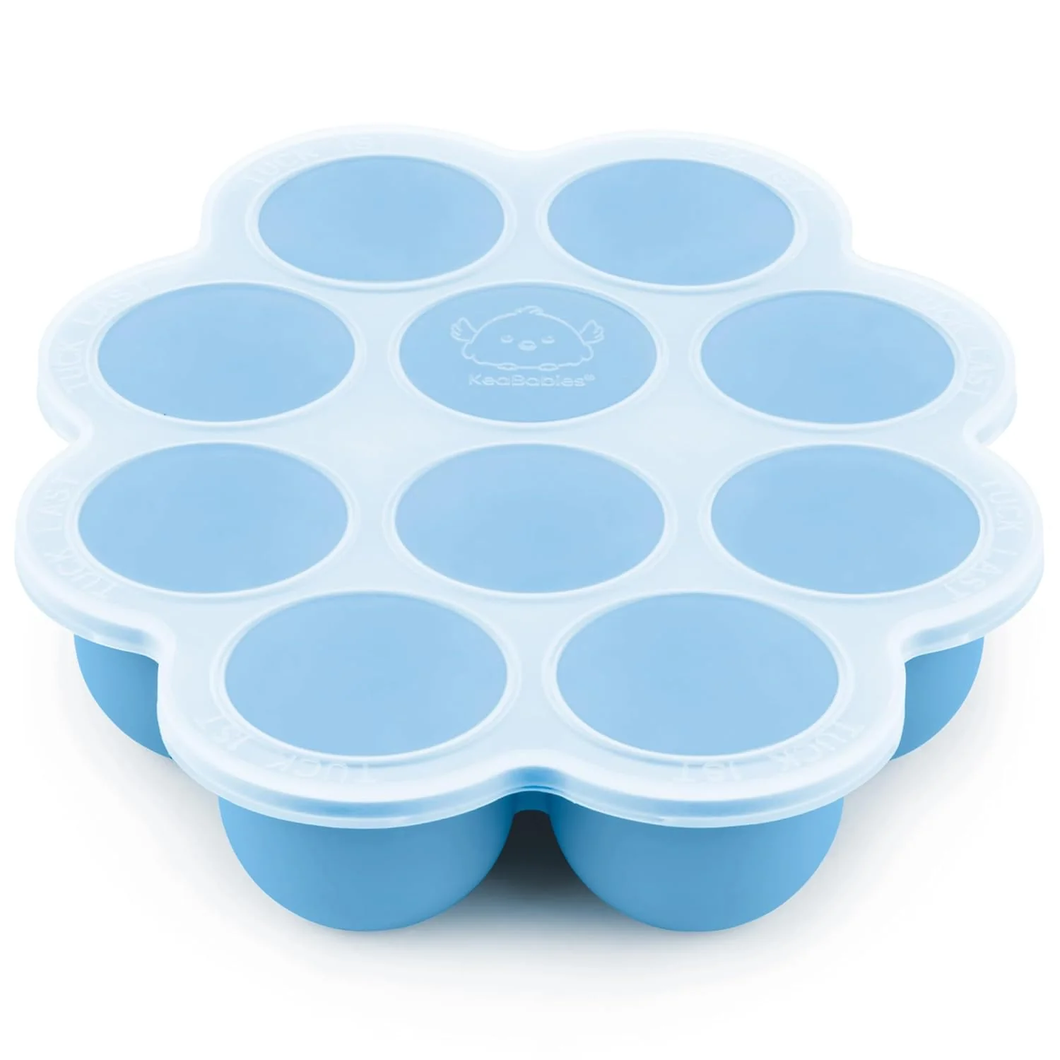 Contemporary KeaBabies Silicone Food zer Trays with Lid 2oz x 10 Pods Baby Food Storage Containers Easy Puree Meal Prep Breast Milk Silicone zer Molds Lightweight