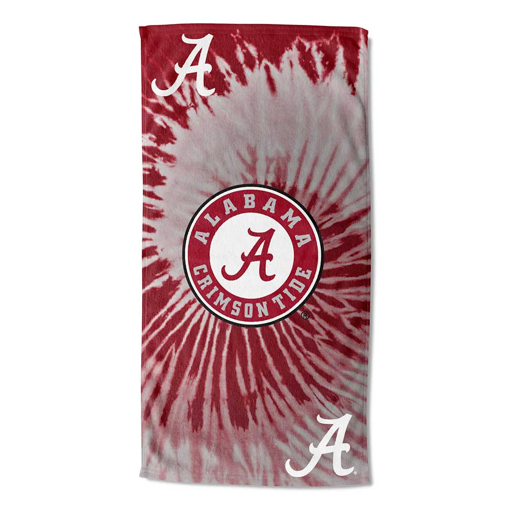 Premium Material NCAA Alabama Crimson Tide Beach Towel Psychedelic Sophisticated
