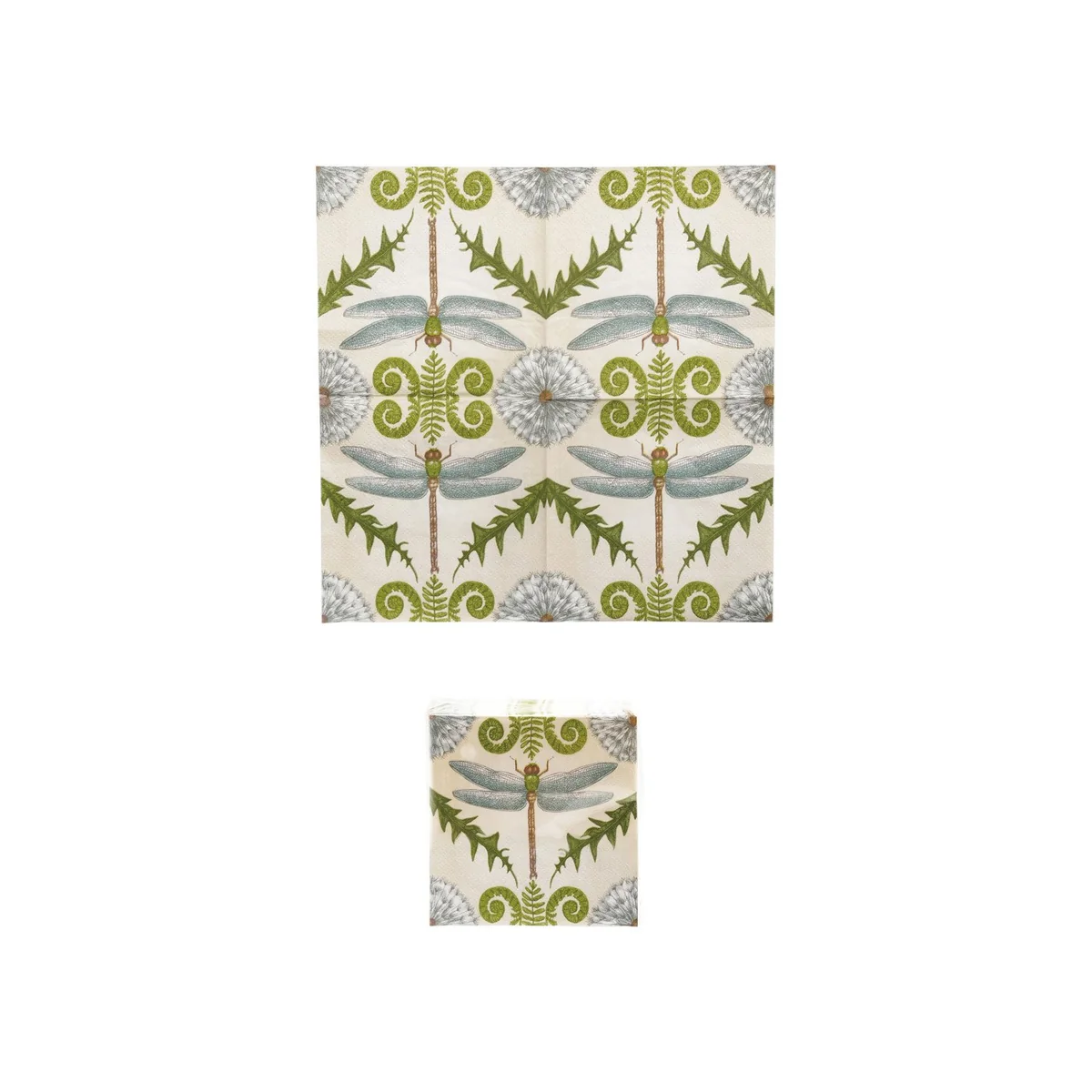 Authentic Animal Botanicals Paper Cocktail Napkins Selected