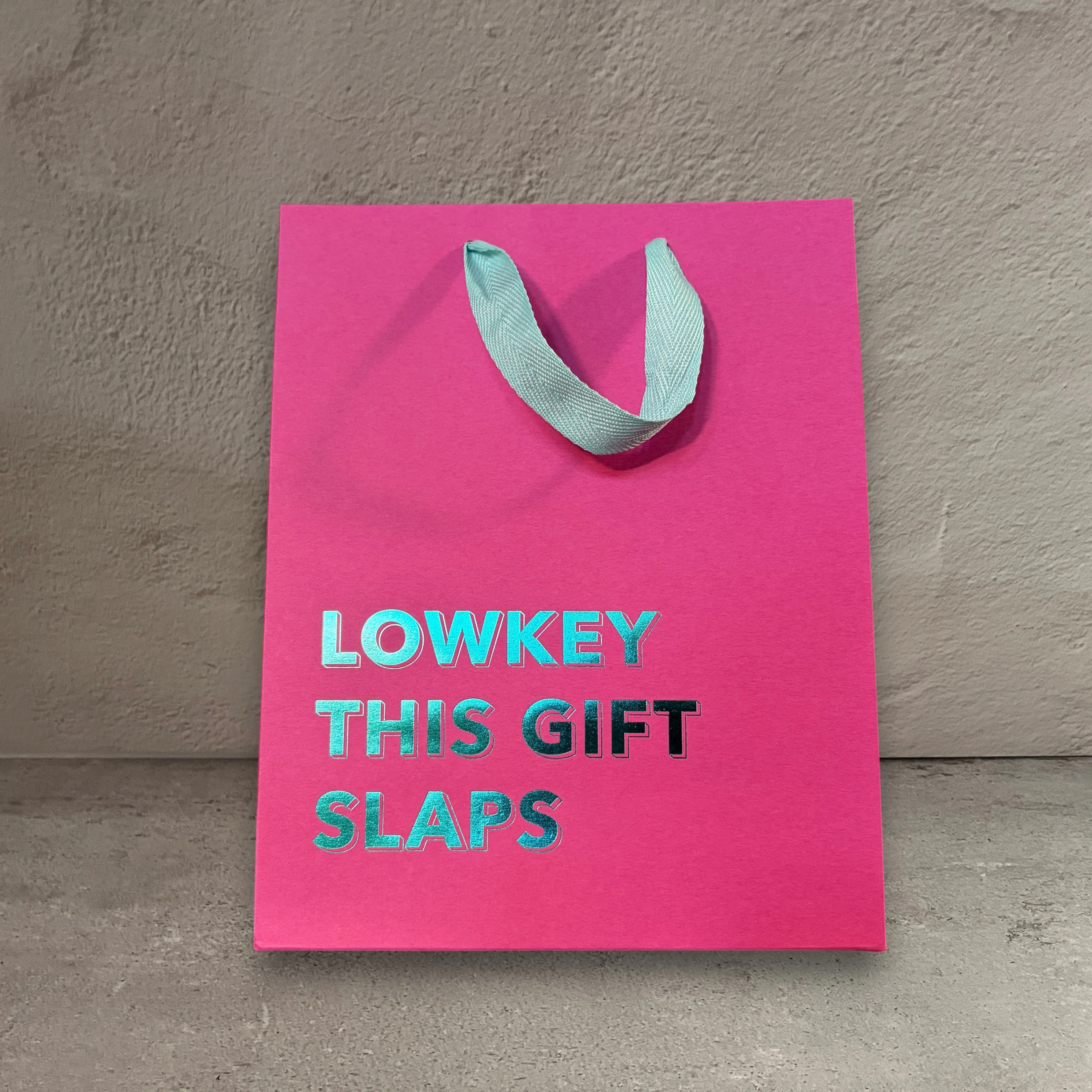 Environmentally Friendly Lowkey Gift Bag Magenta Lightweight