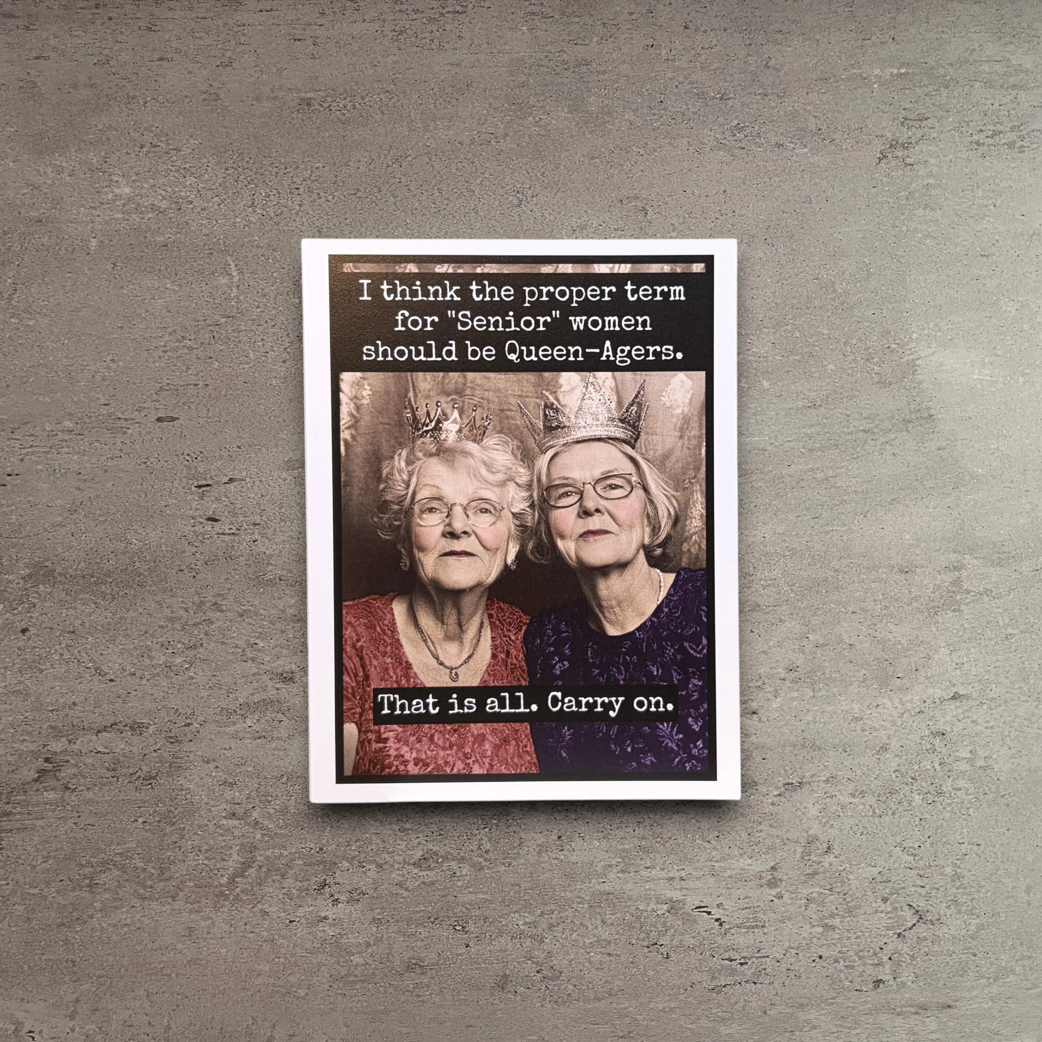 Efficient Queen-agers Birthday Card World-Class