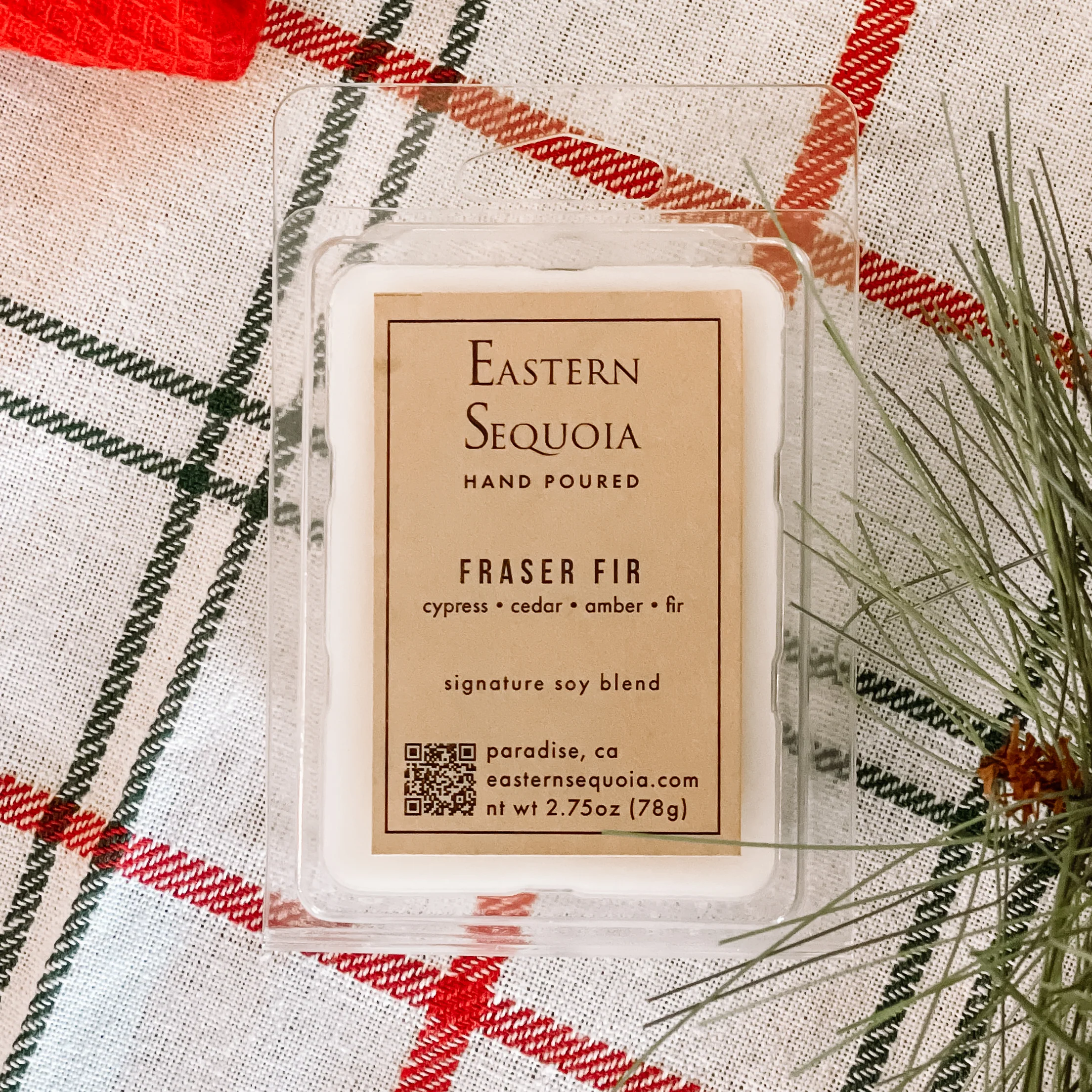 Unique Fraser Fir Wax Melts Enhanced