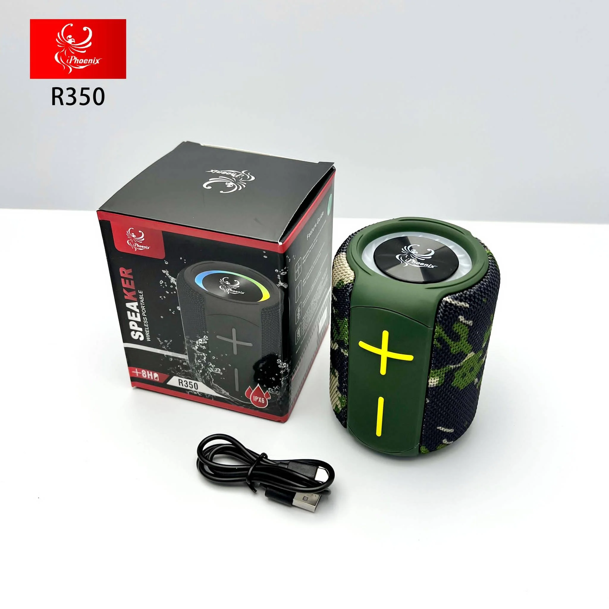 Durable R350 – Portable Rechargeable Water resistant Mini Speaker Organic