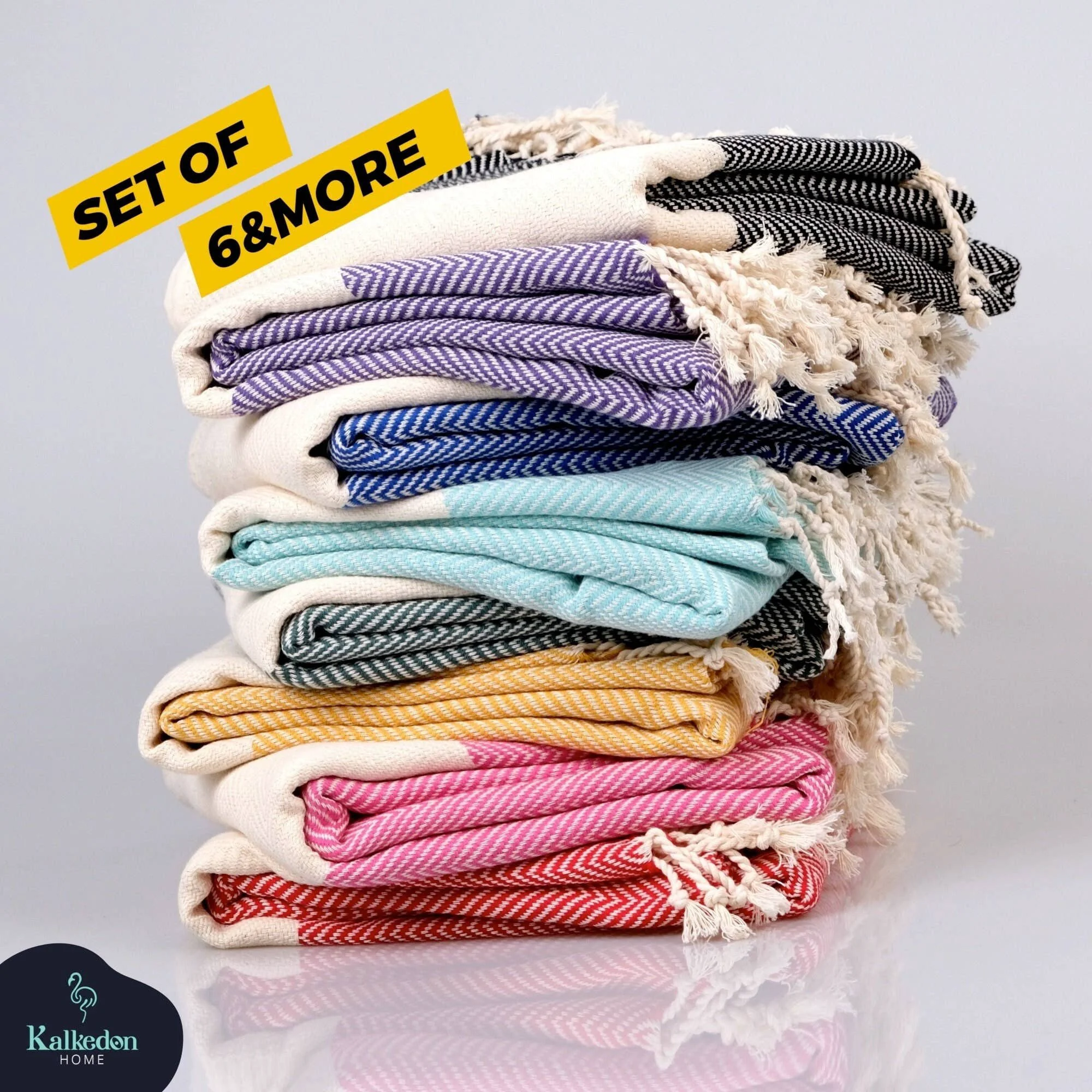 Contemporary Herringbone Turkish Towel Personalized Towel Peshtemal Versatile