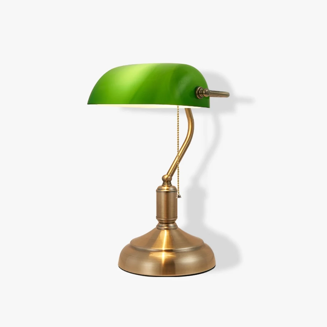 Exclusive Vintage Bankers Table Lamp Sophisticated
