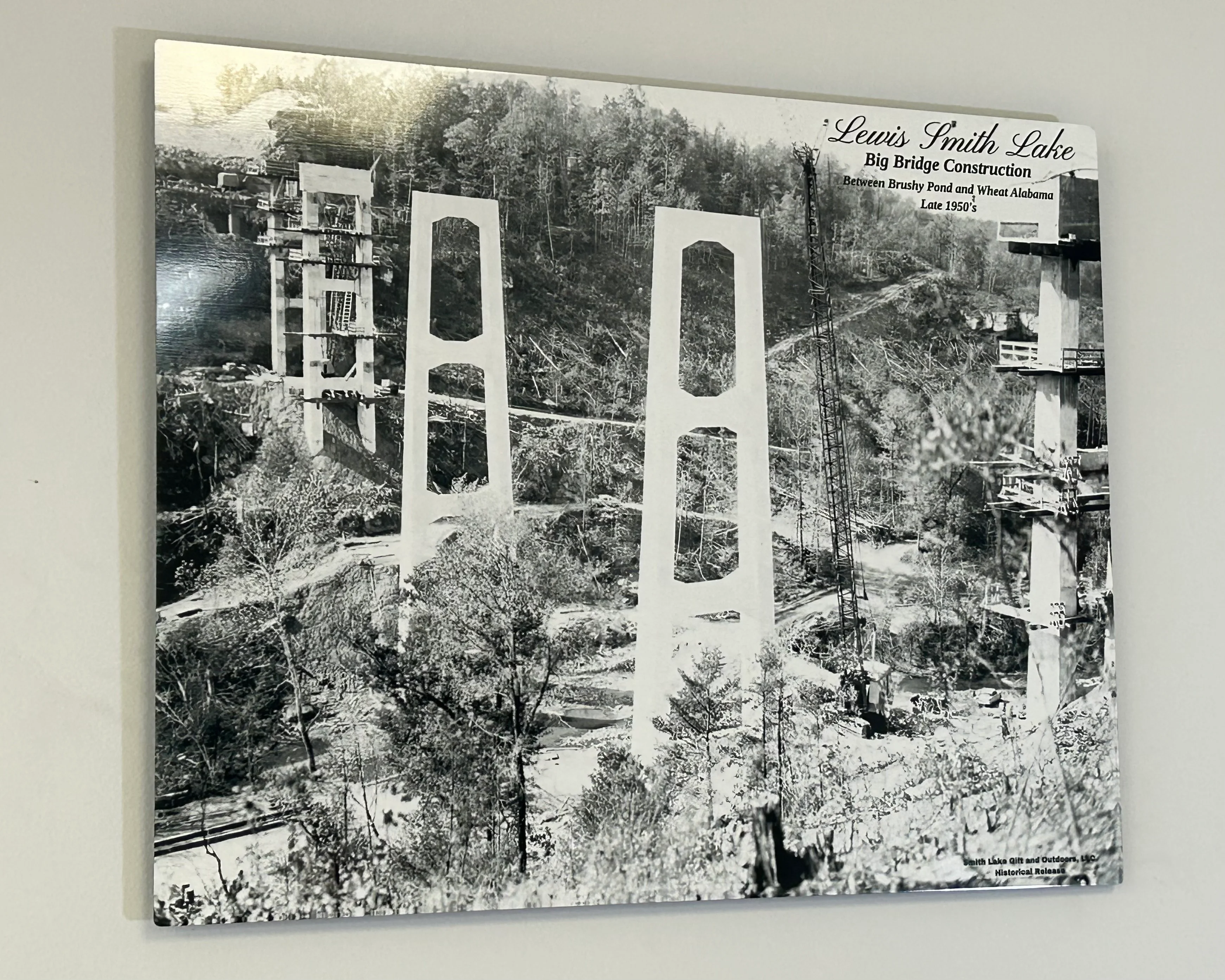 Refined BTW2-M-16×20 Before the Water Release 2 Big Bridge Construction Photo 1 All the way to the Bottom Artisan
