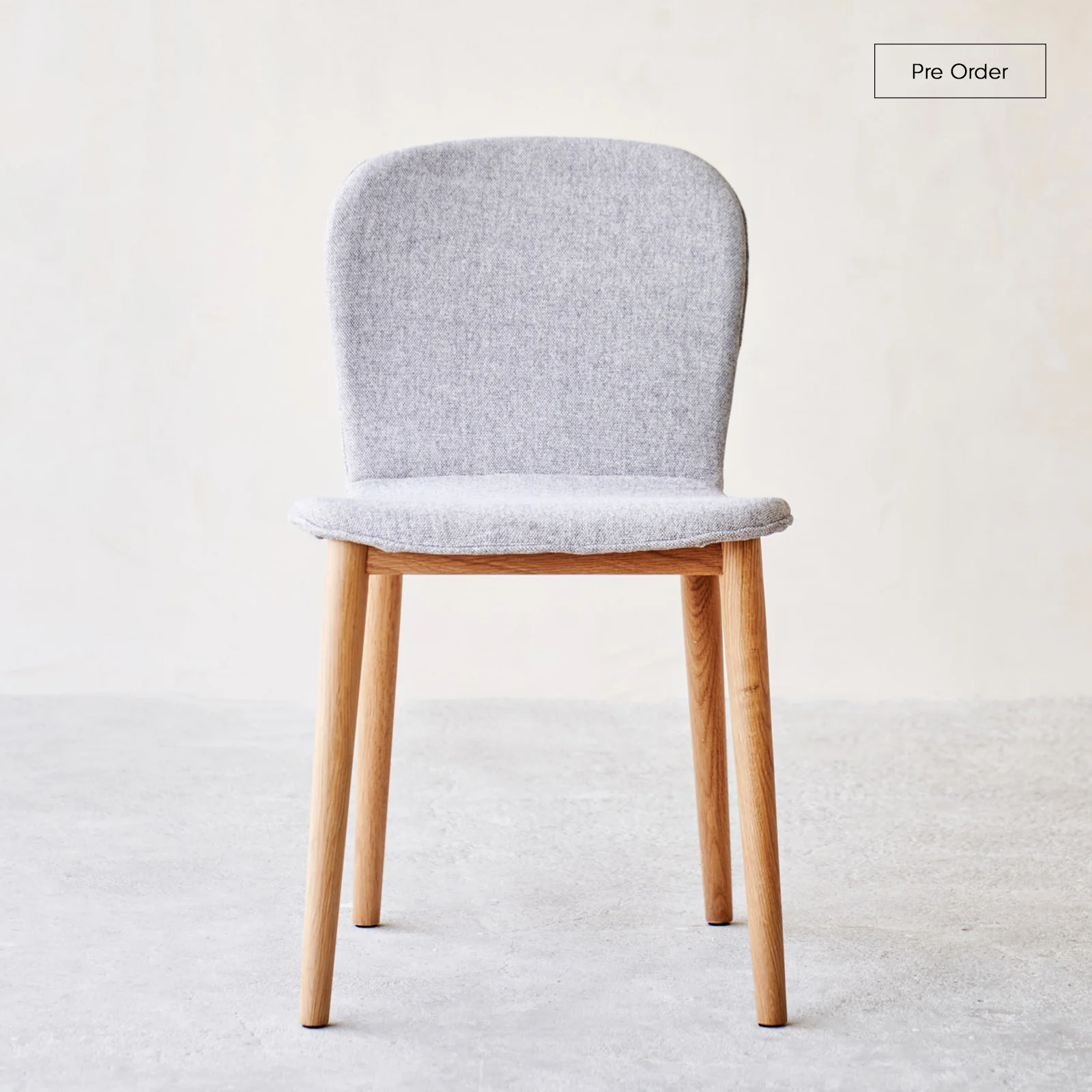 Certified Puddle Dining Chair Oak Frame – Bespoke Fabric Efficient
