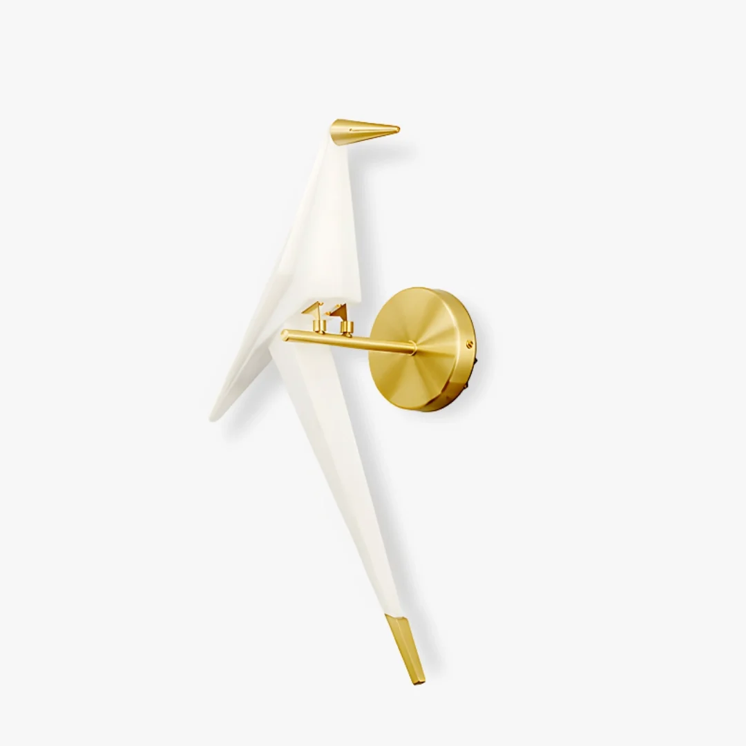 Lightweight Bird Wall Sconce Solid
