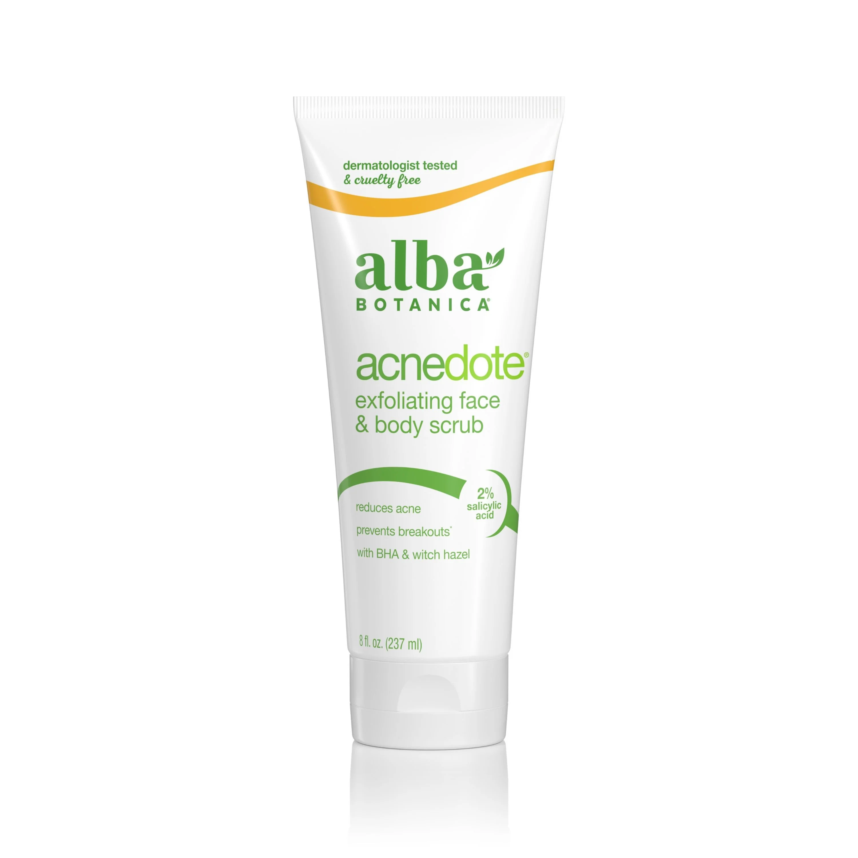 Innovative Alba Botanica Acnedote Exfoliating Face Body Scrub Reusable