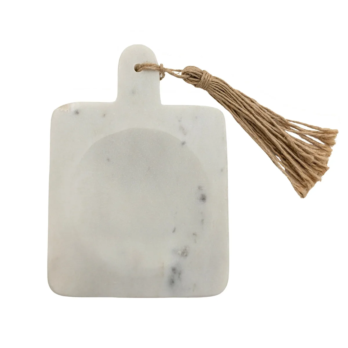 Elegant Maggie White Marble Jute Spoon Rest Efficient