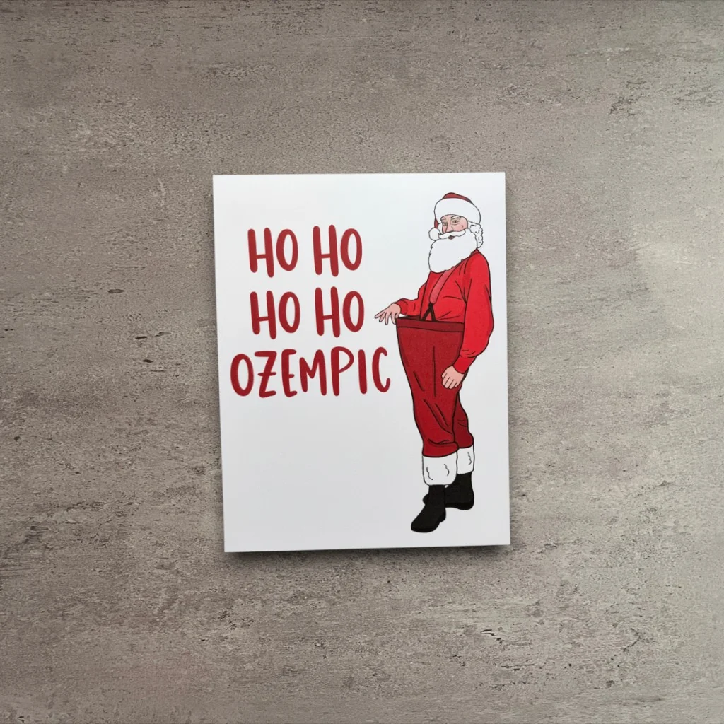 Fast Skinny Santa Holiday Card Advanced