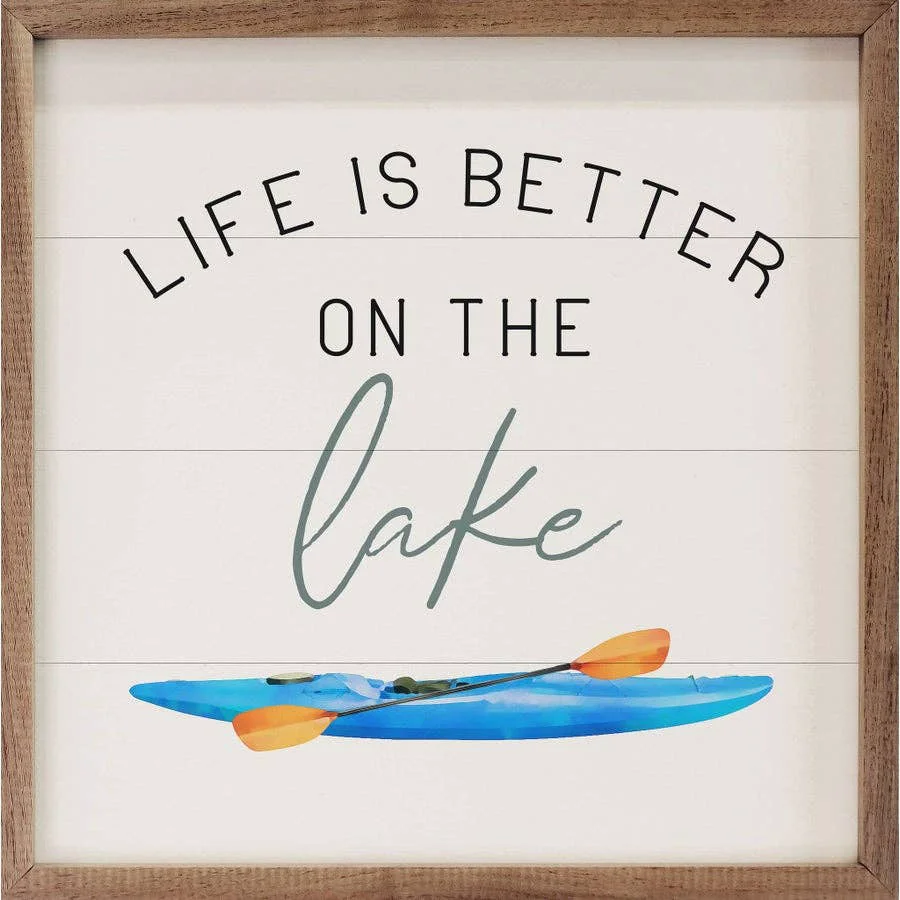 Contemporary Life Is Better On The Lake Kayak White Sophisticated