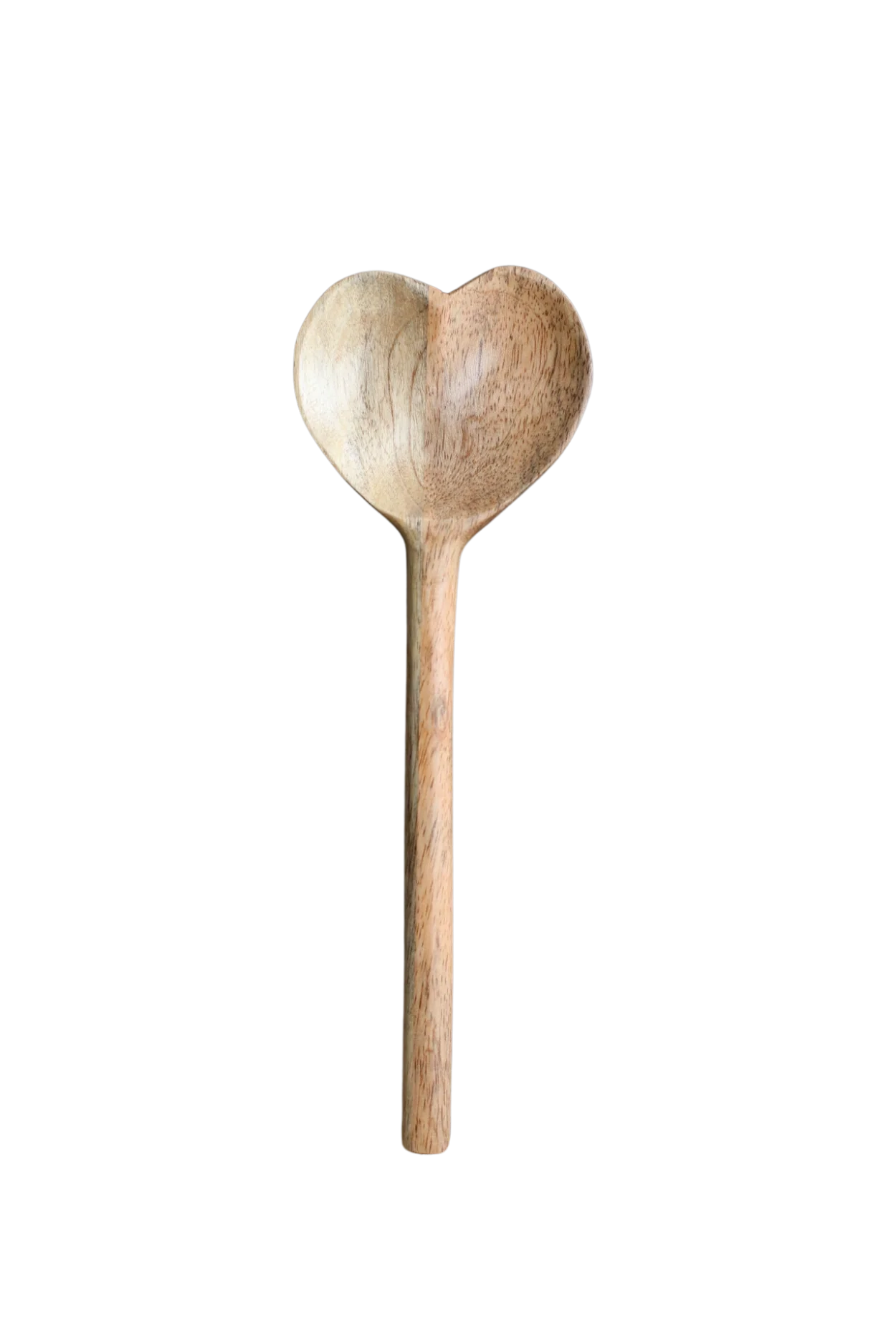 Eco-Friendly Heart Shaped Mango Wood Spoon Refined