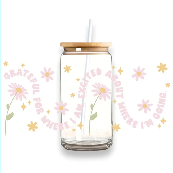 Selected Grateful Excited Glass Tumbler Fast