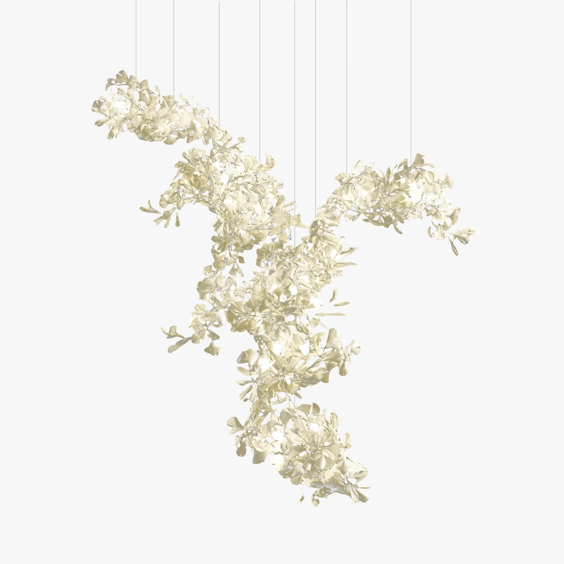 Outstanding Gingko Combination Chandelier Specialty