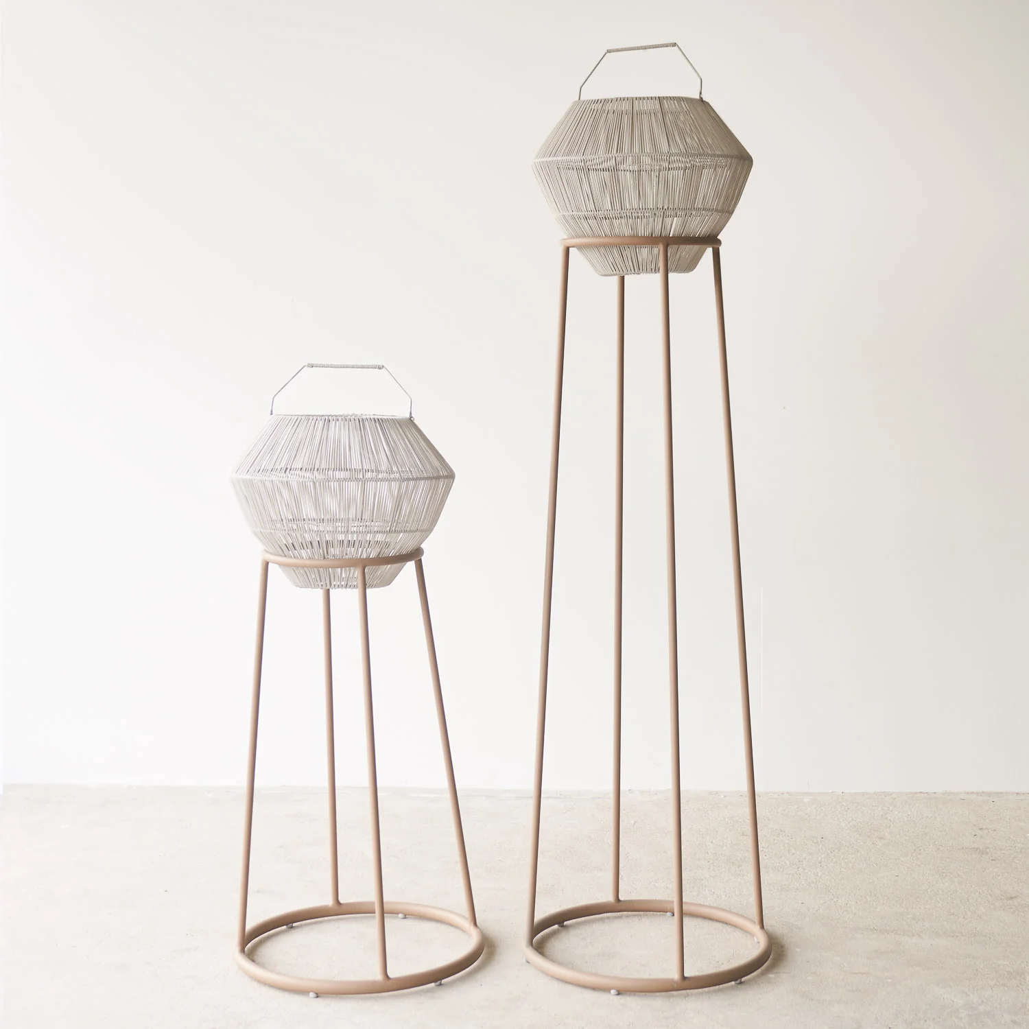 Artisan Ruby Outdoor Lantern Stone Linen First-Class