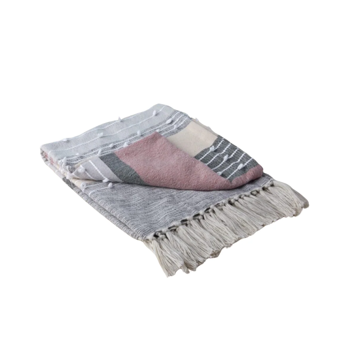 Powerful Baso Recycled Throw Crafted