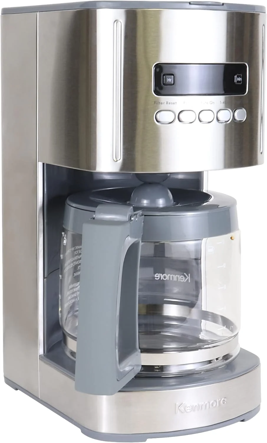 Fine Kenmore Drip Coffee Maker – 12 Cup Programmable Cafe Machine With Glass Pot Regular Bold Brew Auto Shut Off Large Water Reservoir High-Performance