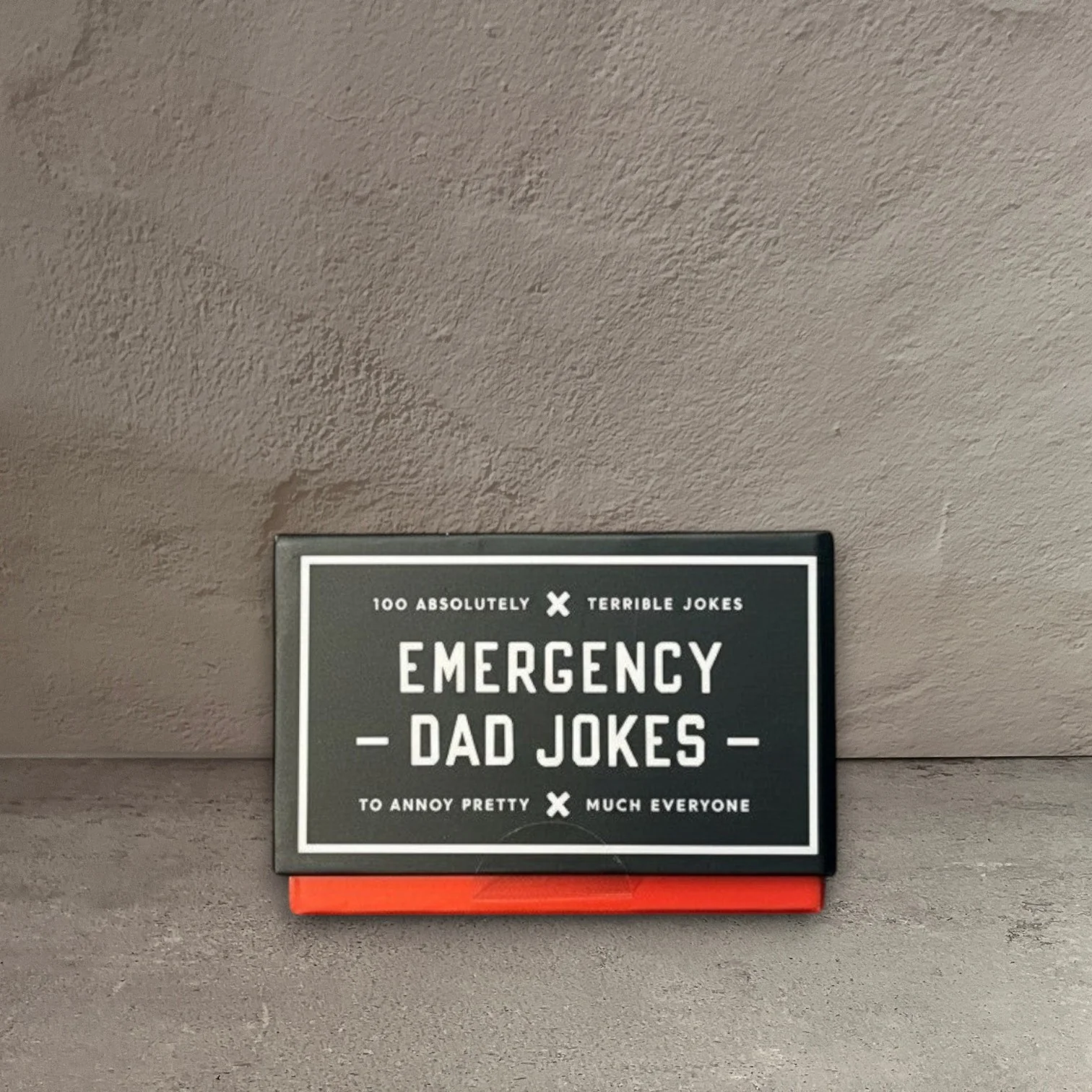 Minimalist Emergency Dad Jokes Card Set by Brass Monkey Modern