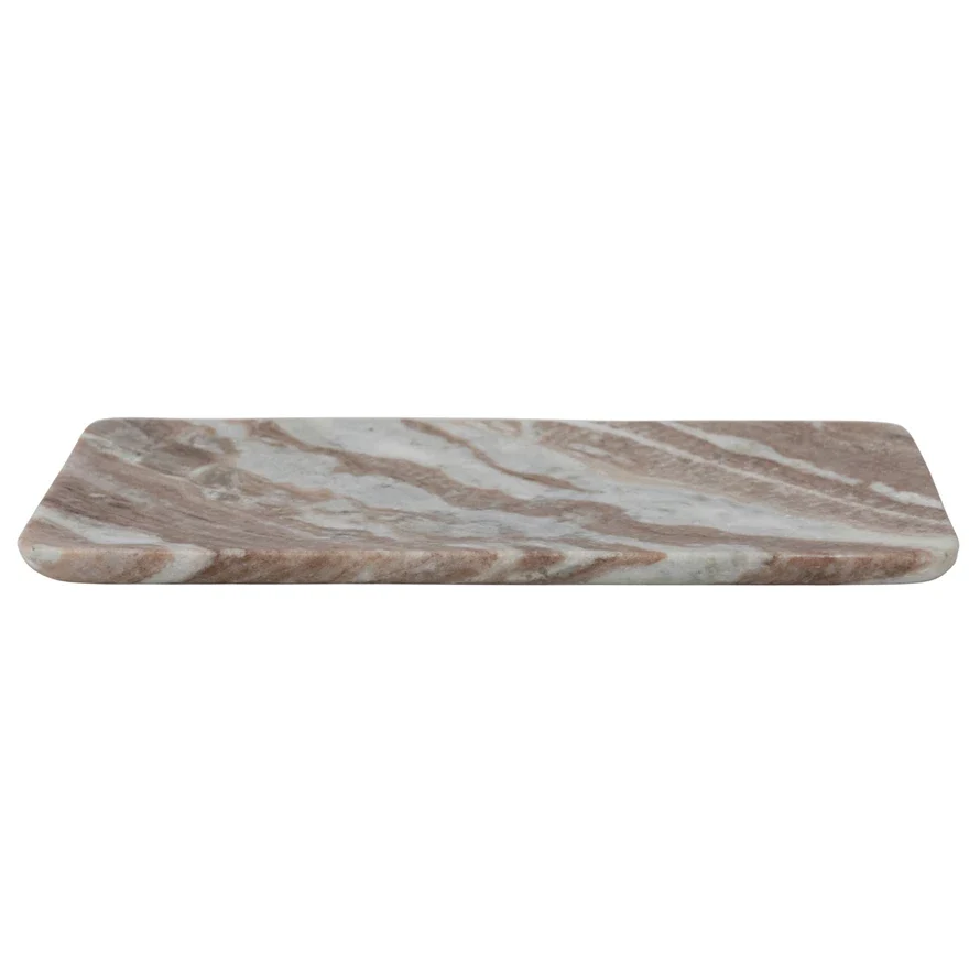 Crafted Marble Serving Tray Prestigious