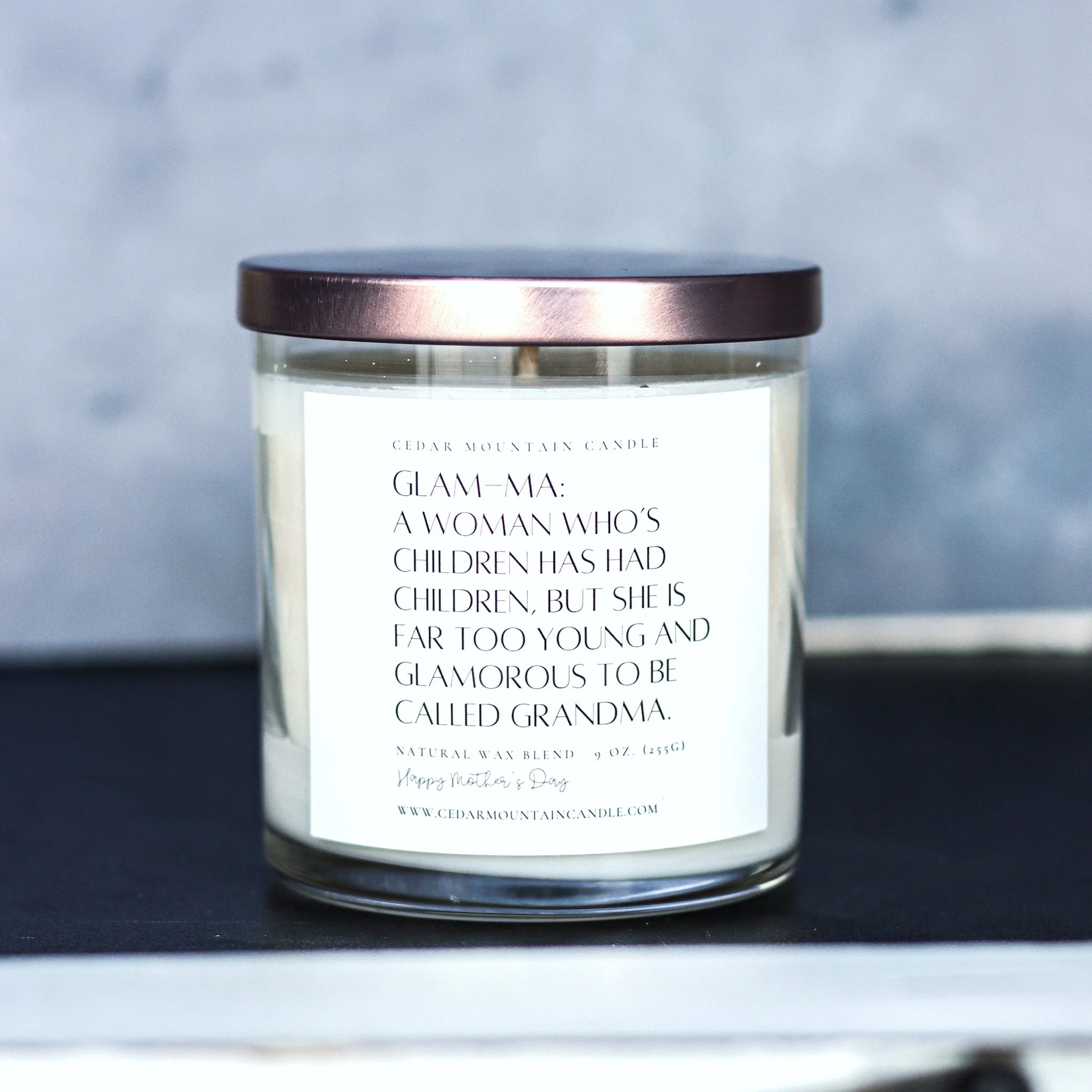 Optimized Glam-ma a woman who… – Mother’s Day Whiskey Glass Candle High-End