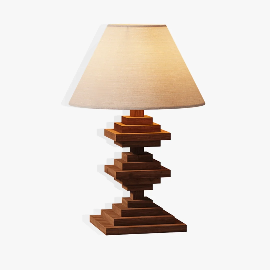 Exclusive Wooden Tower Lamp Breathable