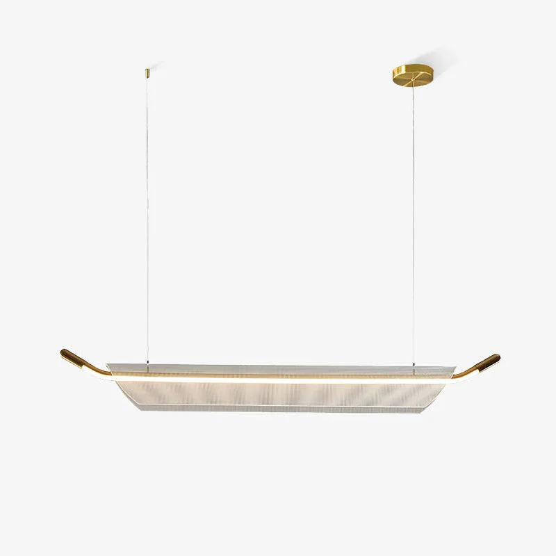 Breathable One Word Acrylic Pendant Light Carefully Designed