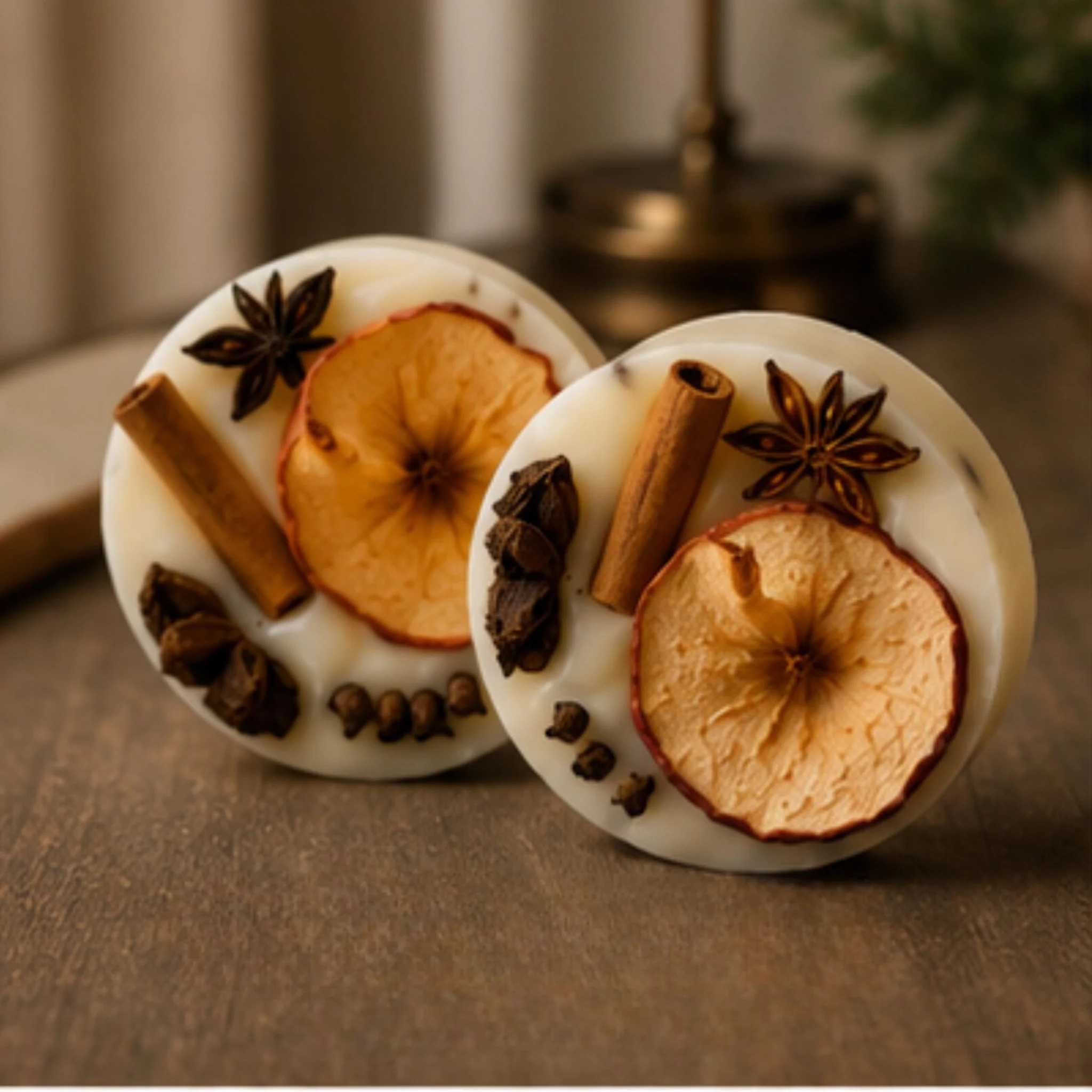 Versatile Apple Cider Hearth Wax Melt Wickless Candle Lamp Warmer Tart Cozy Autumn Fragrance Smooth