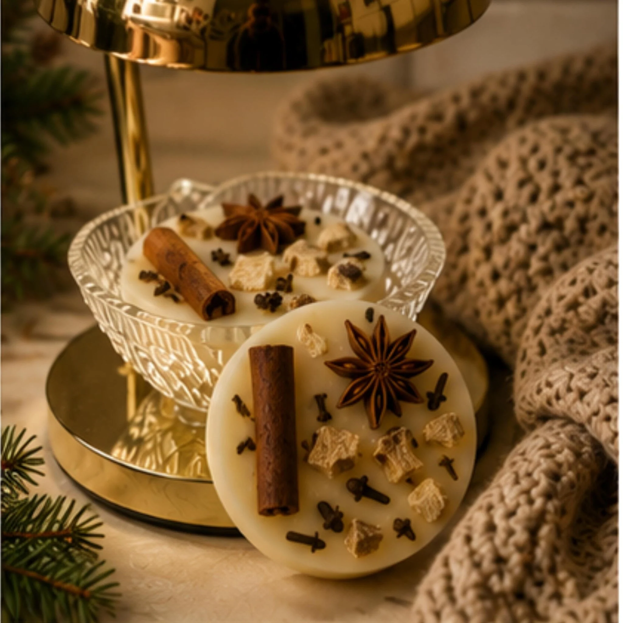 World-Class Gingerbread Cottage Wickless Candle Melt Bakery Soy Wax Tart Lightweight