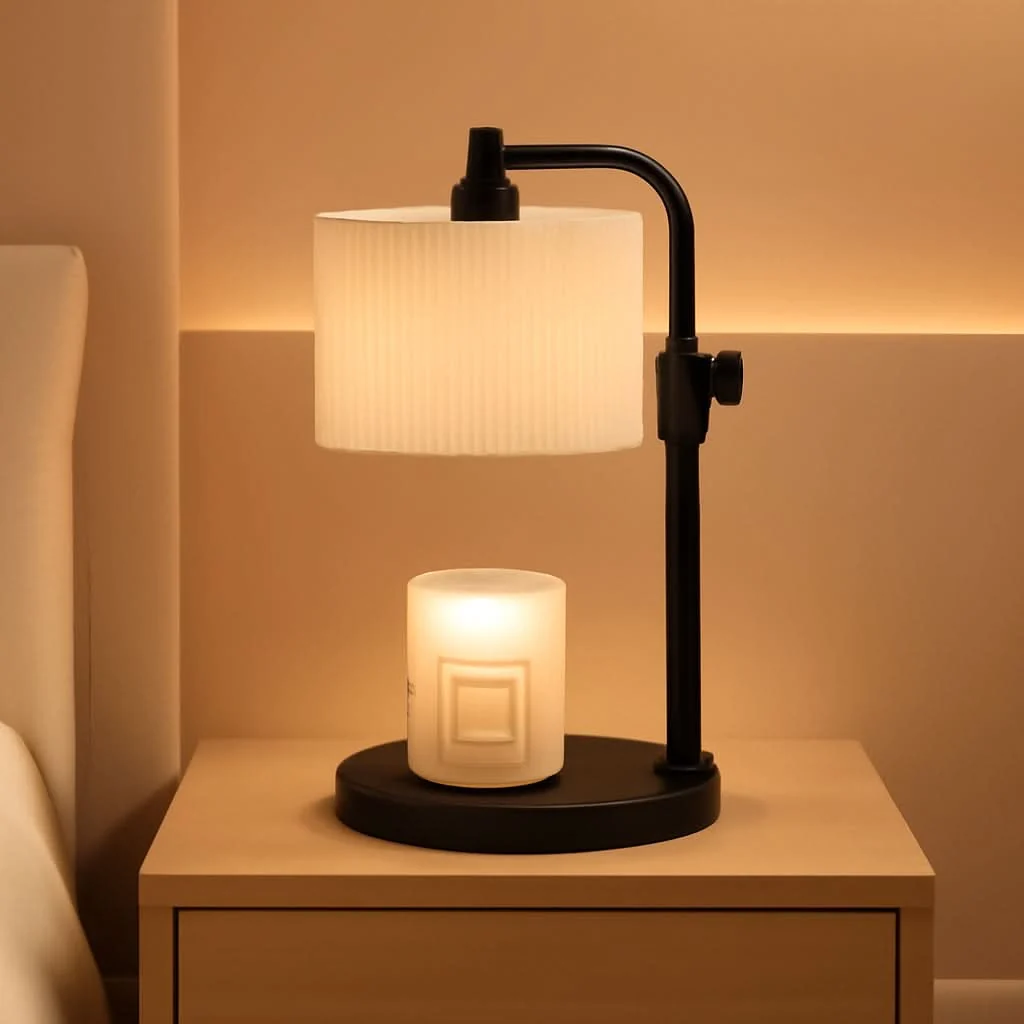 Casual Charcoal Illuminated Candle Warmer Lamp Digital Timer Outstanding
