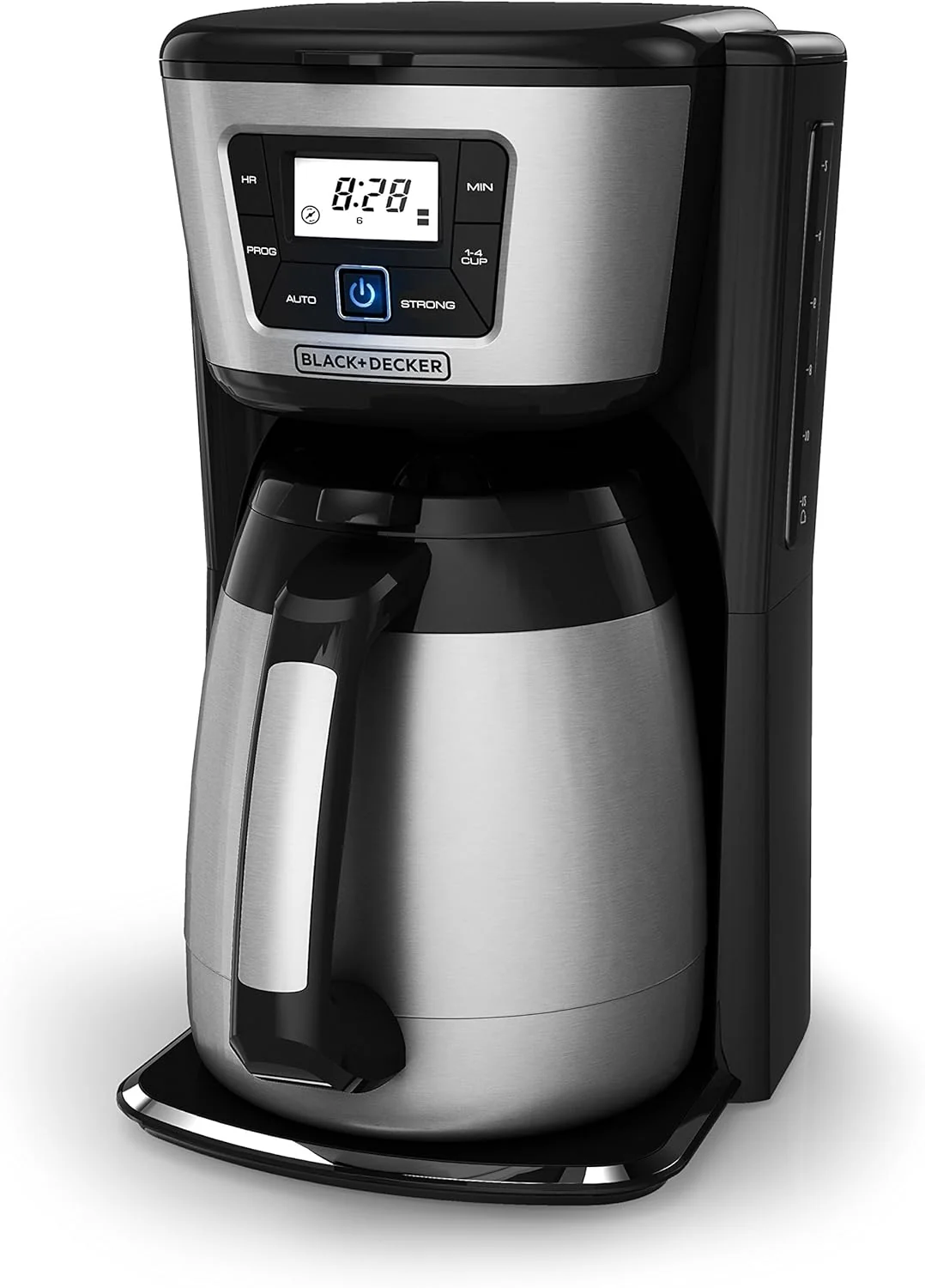 Healthy BLACK DECKER 12-Cup Thermal Coffee Maker Keep Coffee Hot with Insulated Stainless Steel Carafe Digital Controls Easy to Clean. Comfortable