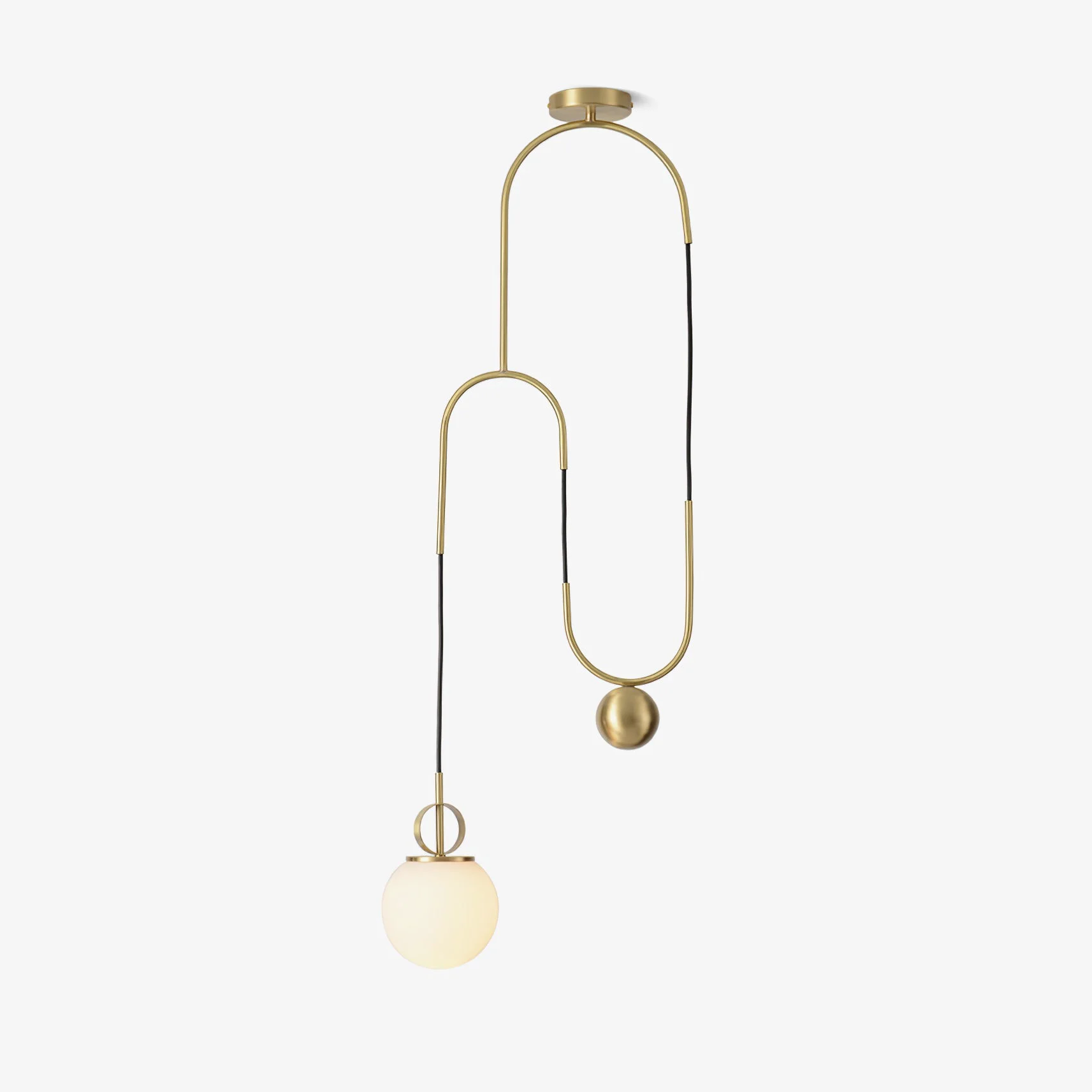 High-End Glass Ball Pendant Lamp Functional