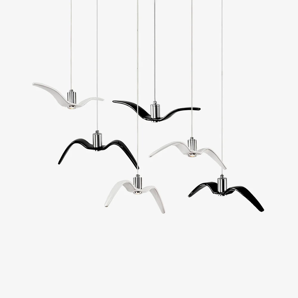 Enhanced Seagull Resin Pendant Light Practical