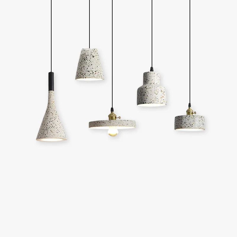 First-Class Sumait Zaid Modern Metal Stone Pendant Light 5 Style Fast