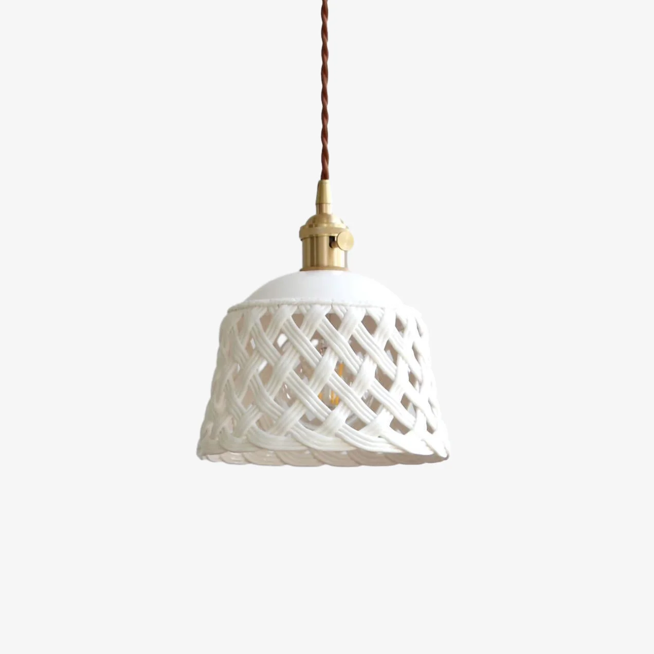 Superior Openwork Ceramic Pendant Lamp Stylish
