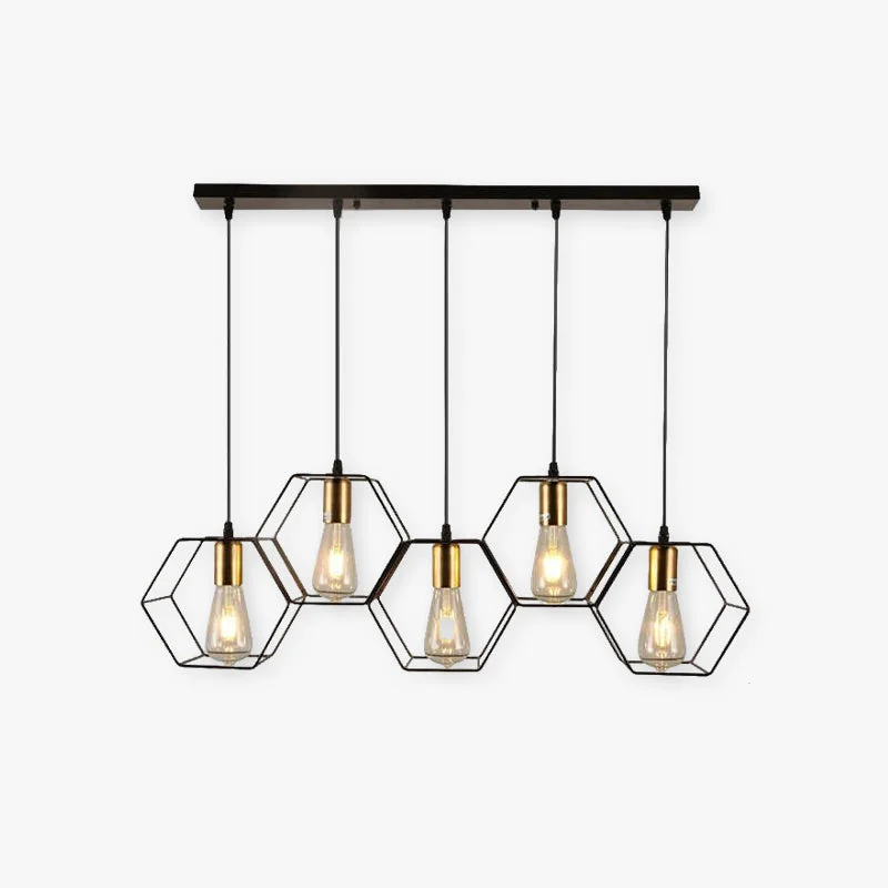High-Performance Bouvet Rustic Farmhouse 3 5 Light Pendant Black Prestigious